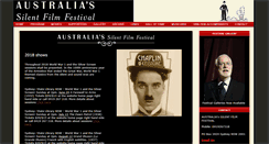 Desktop Screenshot of ozsilentfilmfestival.com.au