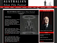 Tablet Screenshot of ozsilentfilmfestival.com.au